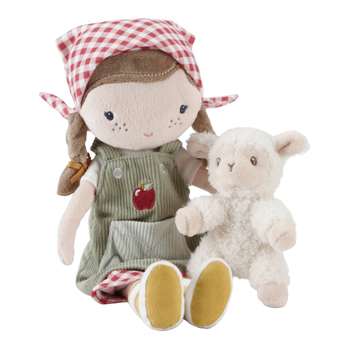 Little Dutch Cuddle Doll - Farmer Rosa With Sheep 35cm