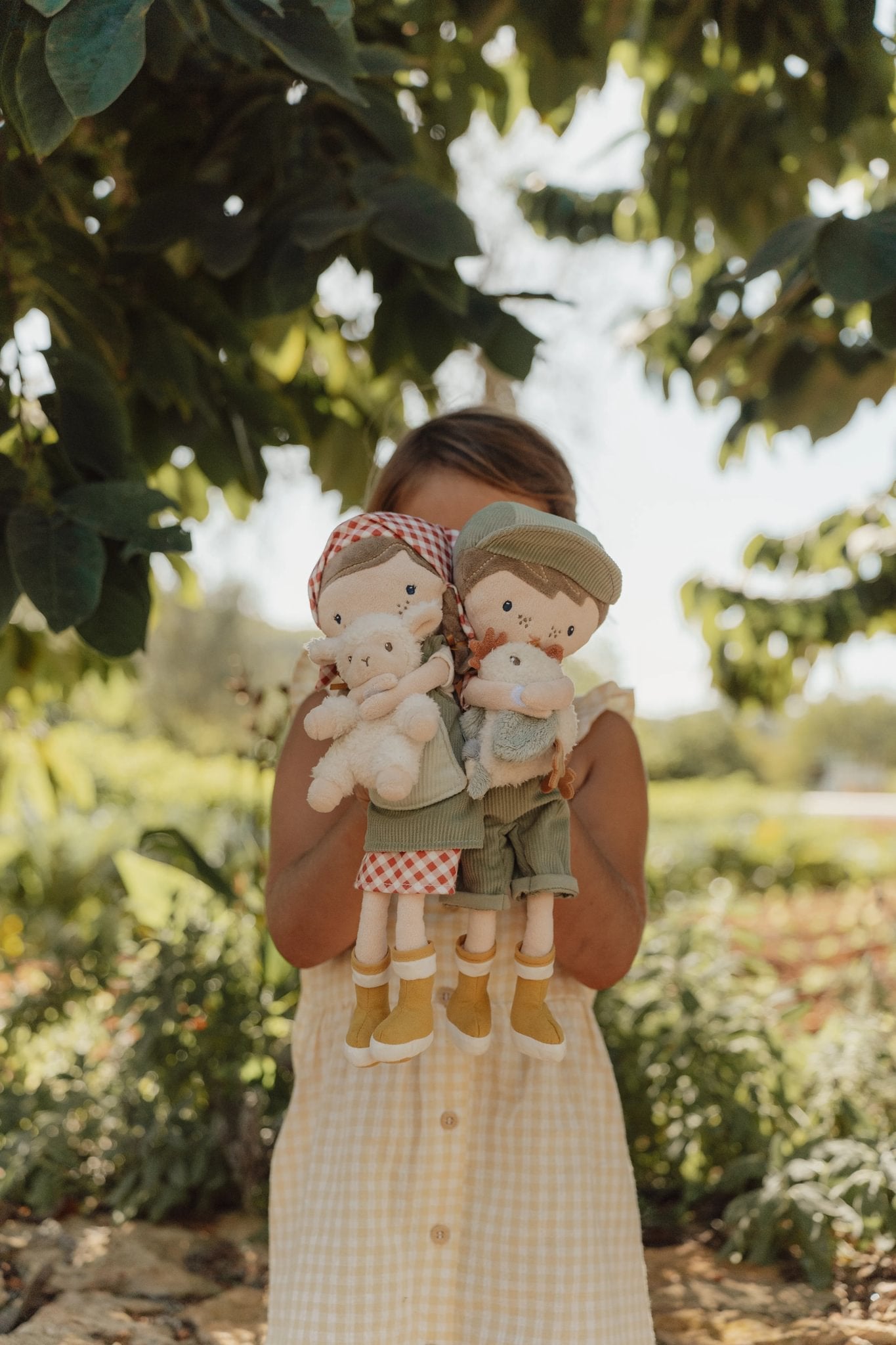 Little Dutch Cuddle Doll - Farmer Rosa With Sheep 35cm