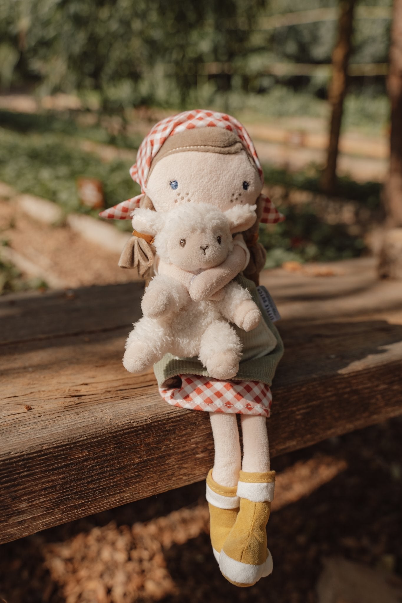 Little Dutch Cuddle Doll - Farmer Rosa With Sheep 35cm