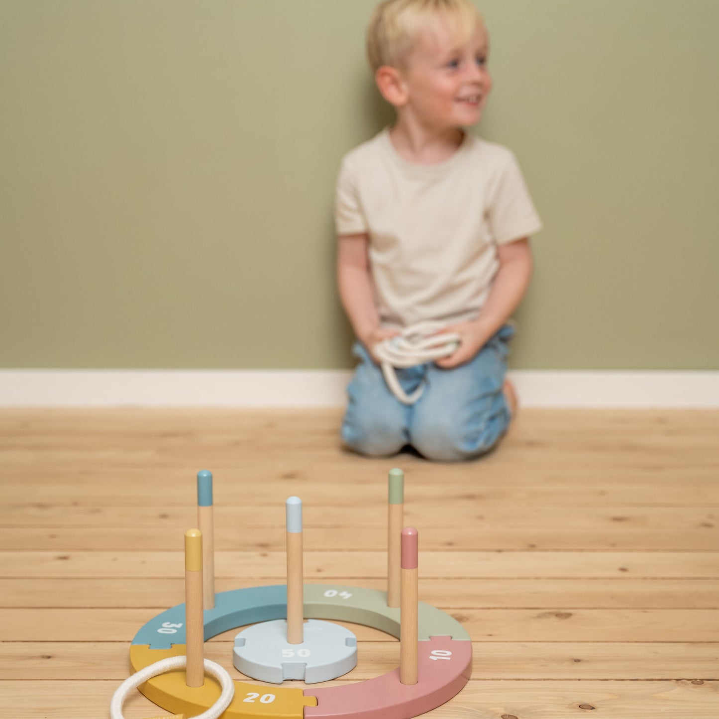 Little Dutch Wooden Ring Toss Game