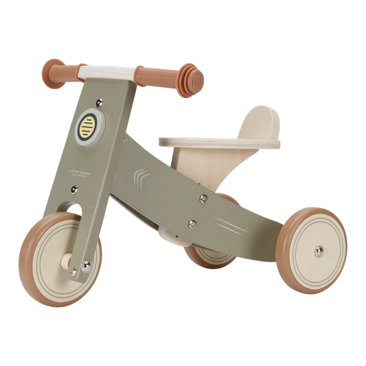 Little Dutch Wooden Tricycle- Olive