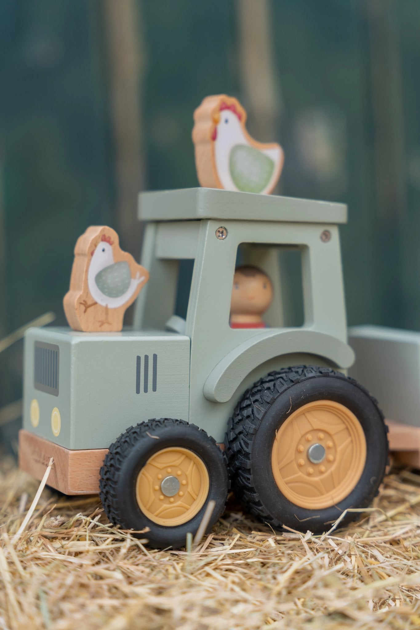 Little Dutch Tractor With Trailer- Little Farm