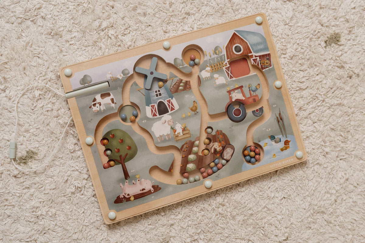 Dutch Labyrinth Little Dutch Magnetic Labyrinth Little Farm – Bo-Belles