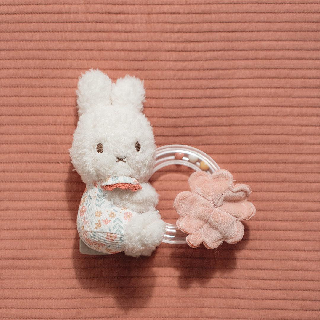 Little Dutch Miffy x Little Dutch Rattle Ring- Lucky Blossom