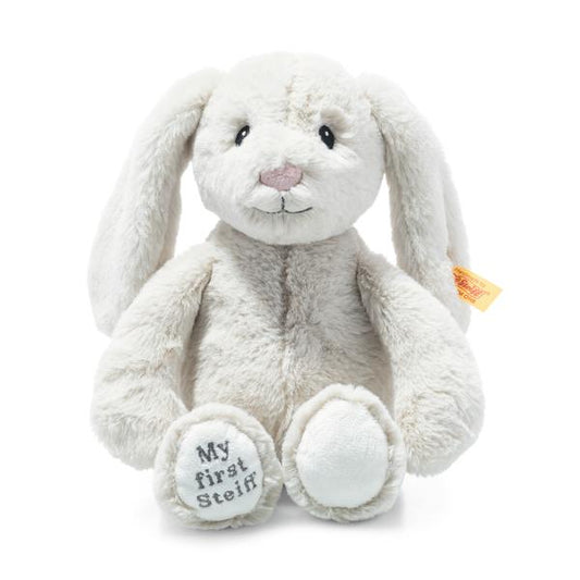 Steiff My First Rabbit Hoppie Light Grey 26cm