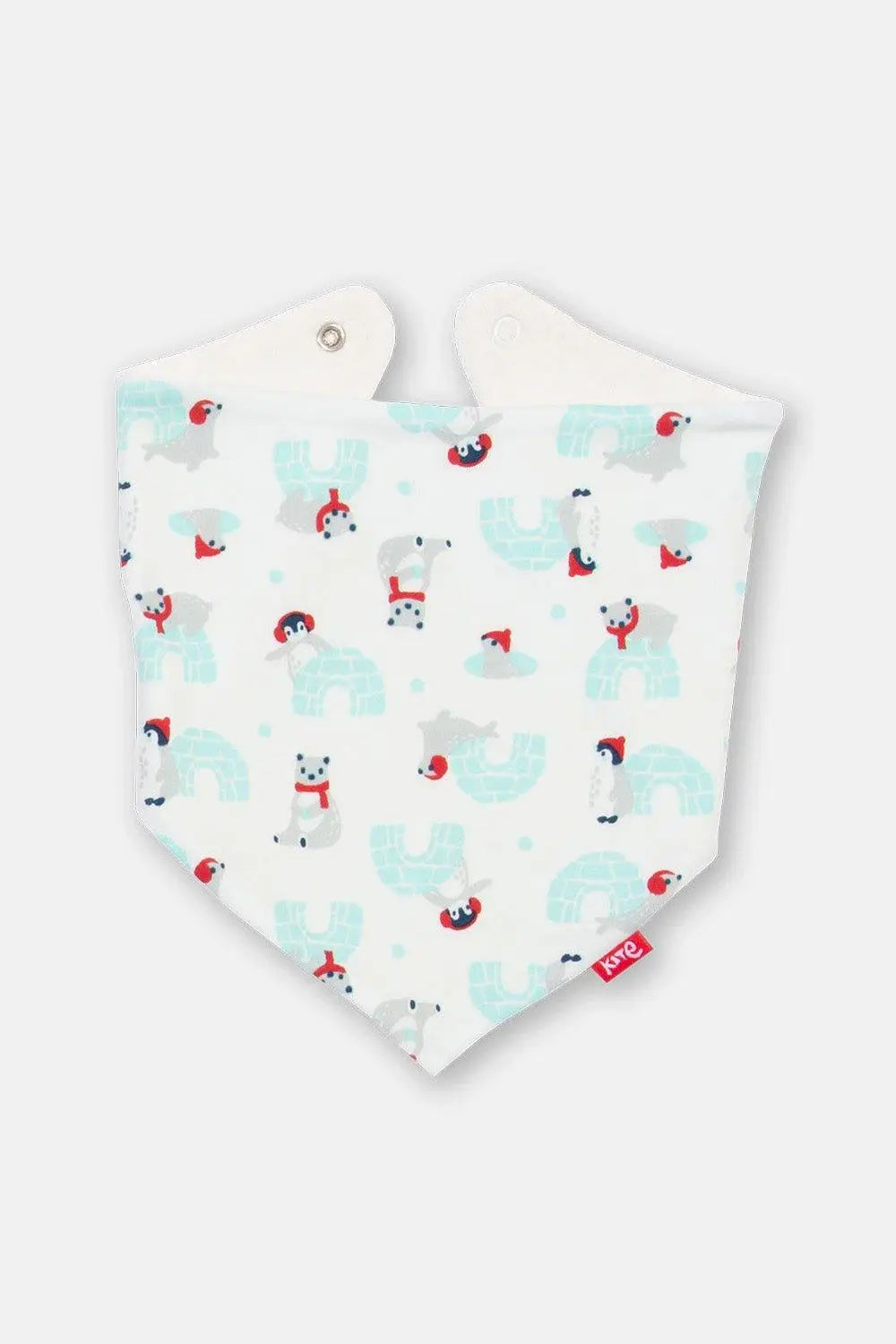 Kite Snowy Homes Bib