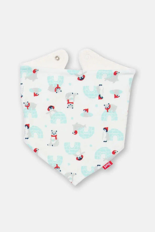 Kite Snowy Homes Bib