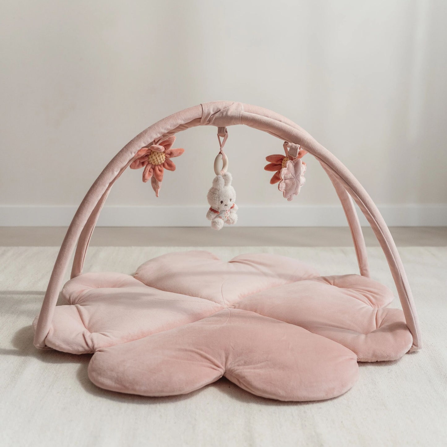 Miffy x Little Dutch Pink Activity play mat - Lucky Blossom