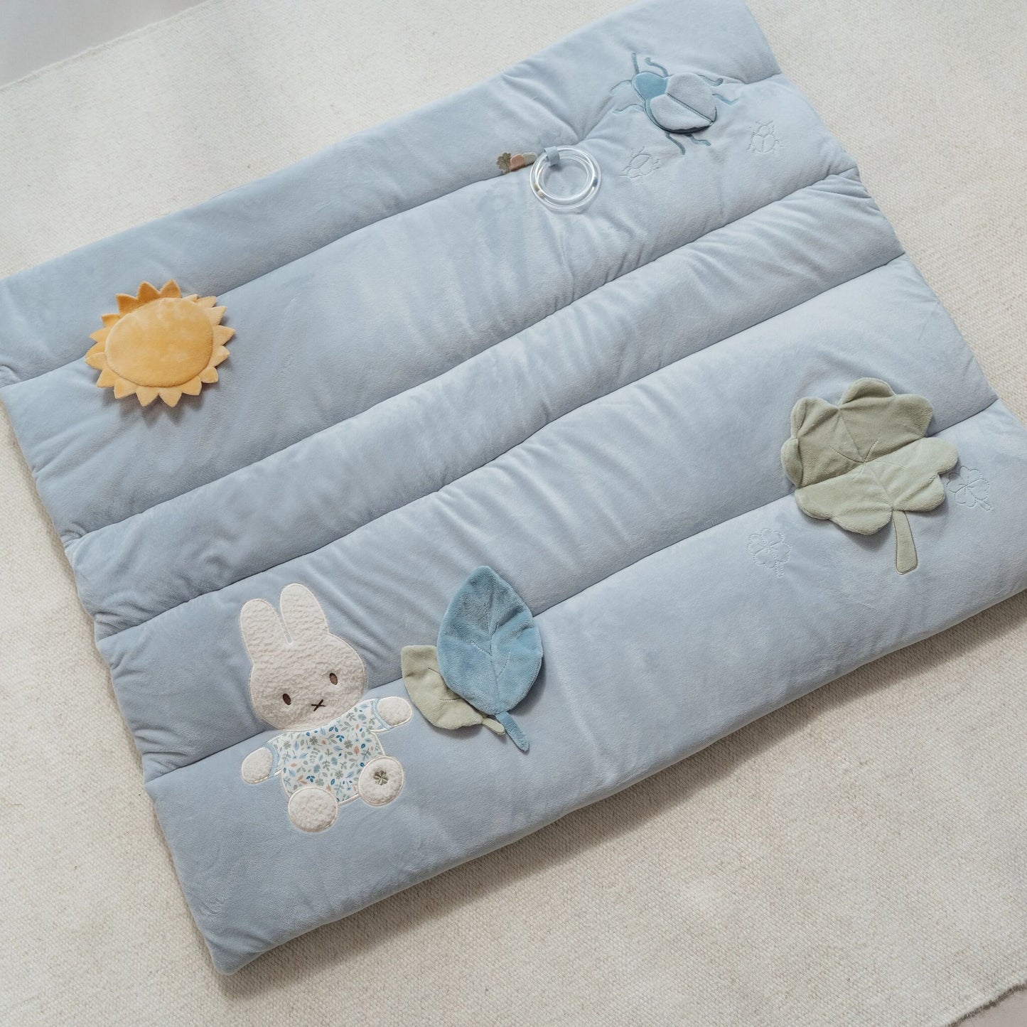Miffy x Little Dutch Playpen mat - Lucky Leaves