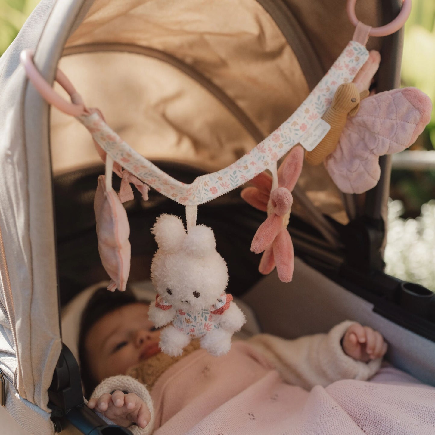 Little Dutch Miffy x Little Dutch Stroller toy chain - Lucky Blossom