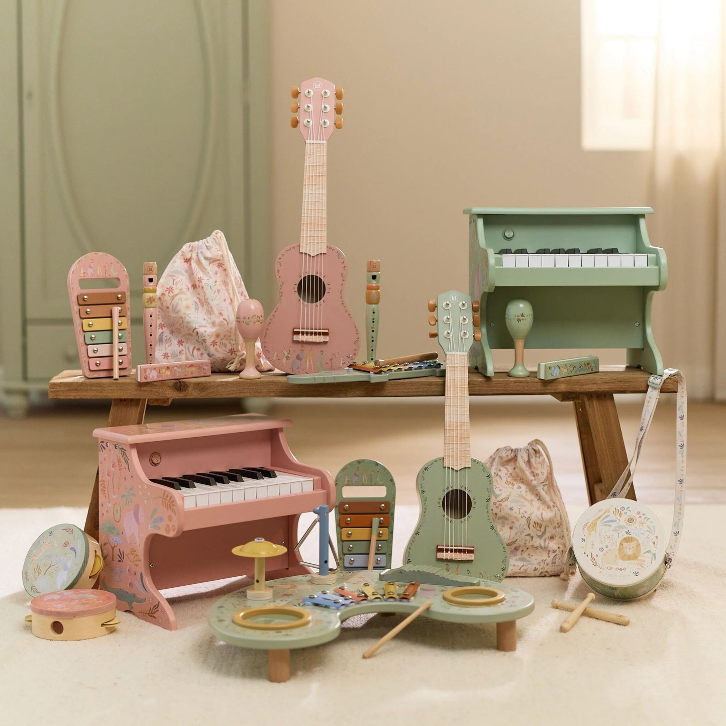 Little Dutch Xylophone Crocodile- Safari Friends