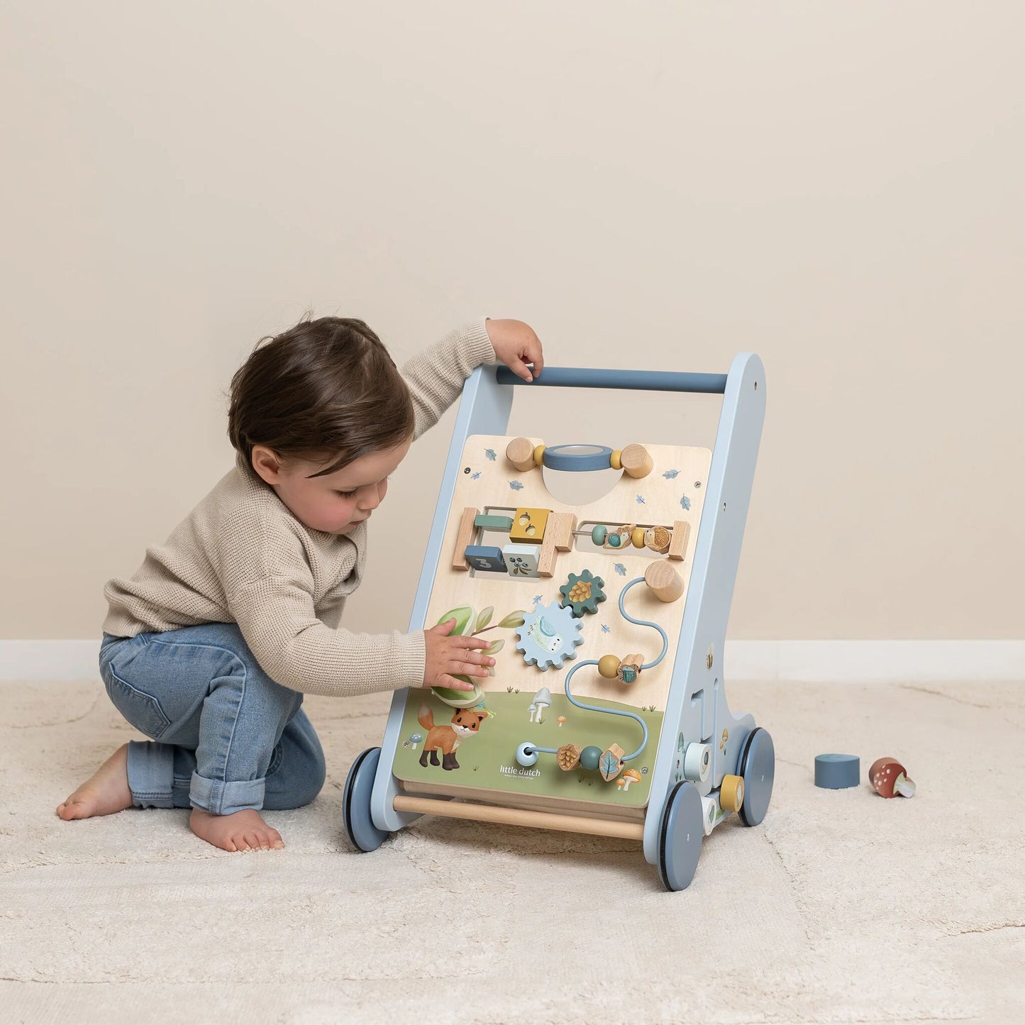 Little Dutch Multi-activity Baby Walker - Forest Friends