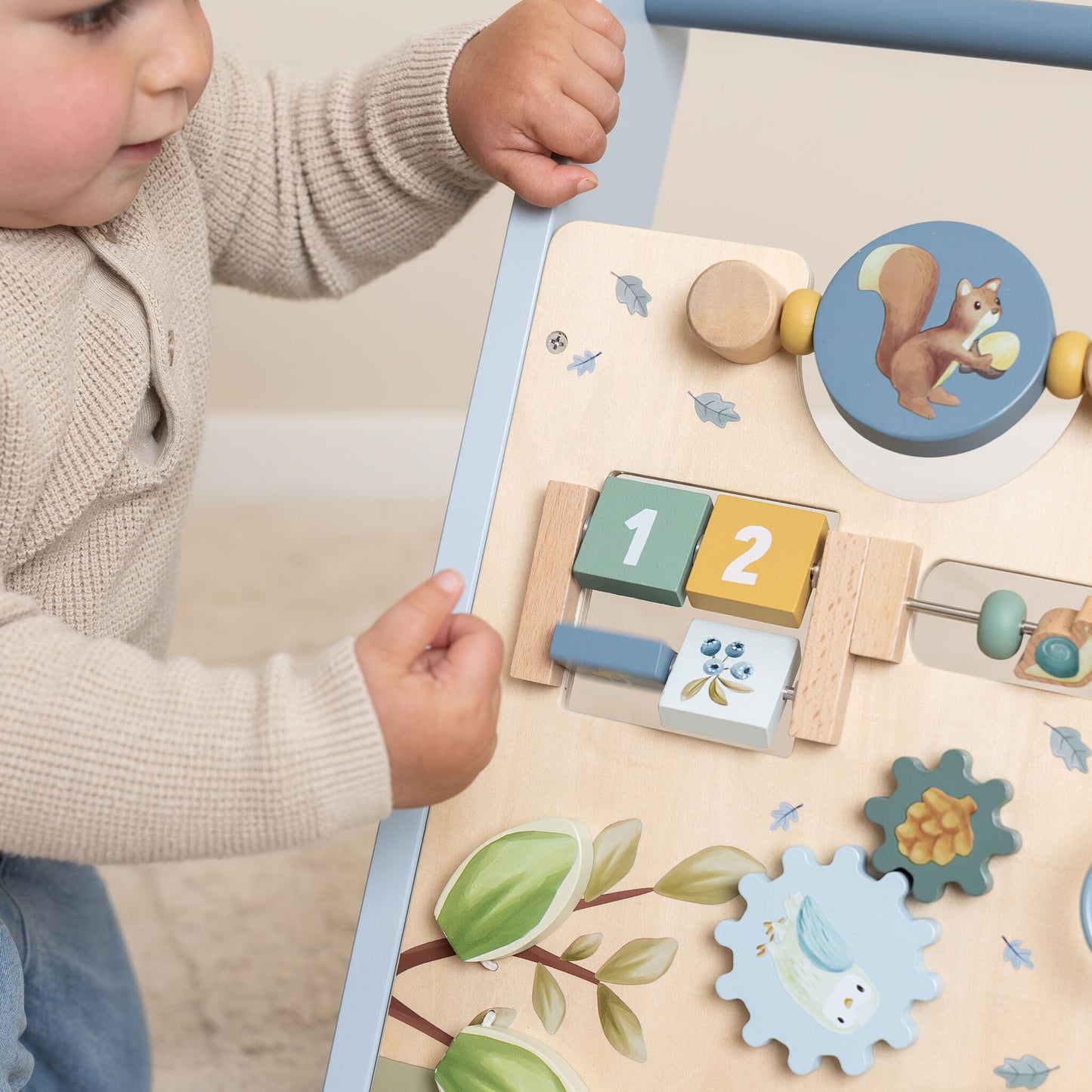 Little Dutch Multi-activity Baby Walker - Forest Friends