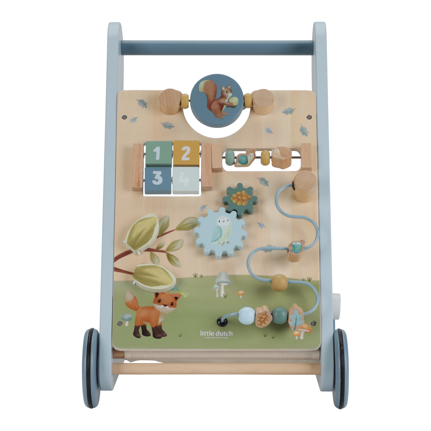 Little Dutch Multi-activity Baby Walker - Forest Friends