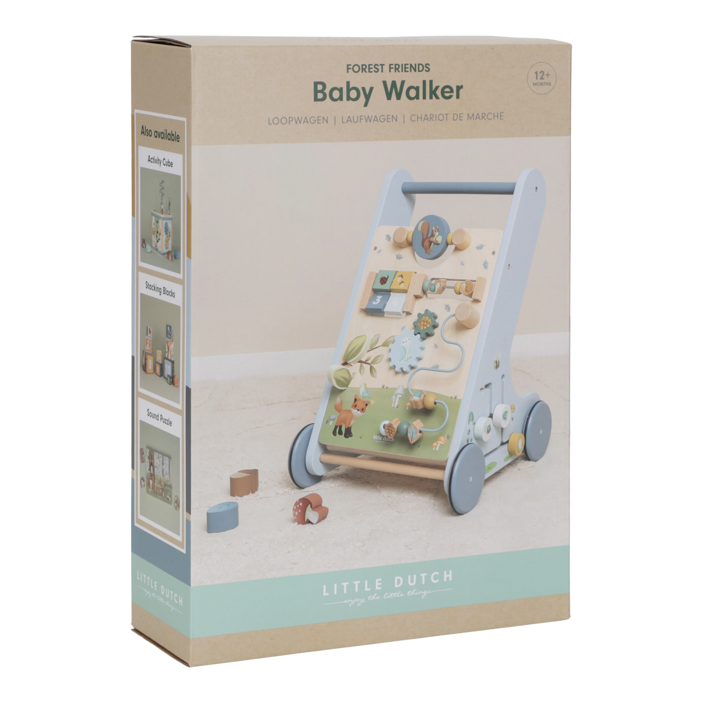 Little Dutch Multi-activity Baby Walker - Forest Friends