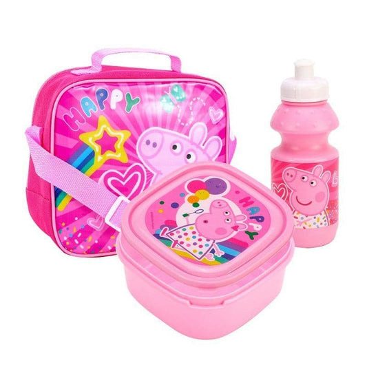 Peppa Pig 3- Piece Lunch Box