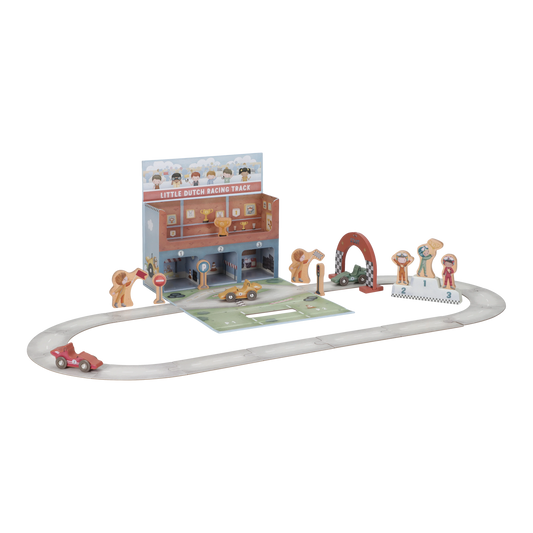Little Dutch Playcase Race Track & Accessories