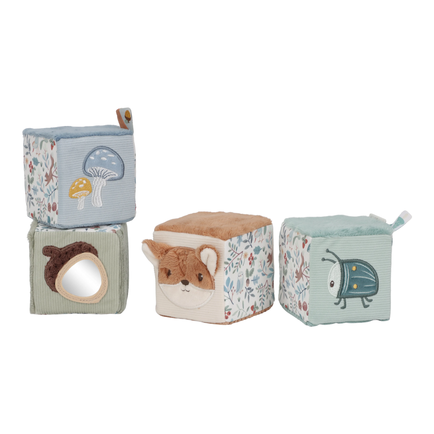 Little Dutch 4 Soft Blocks- Forest Friends