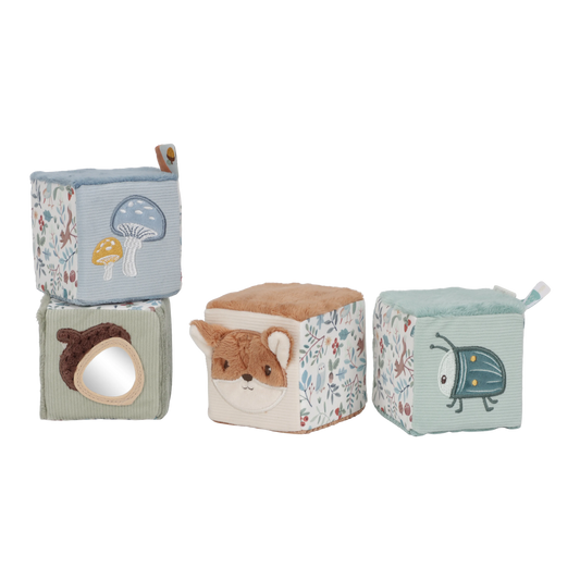 Little Dutch 4 Soft Blocks- Forest Friends