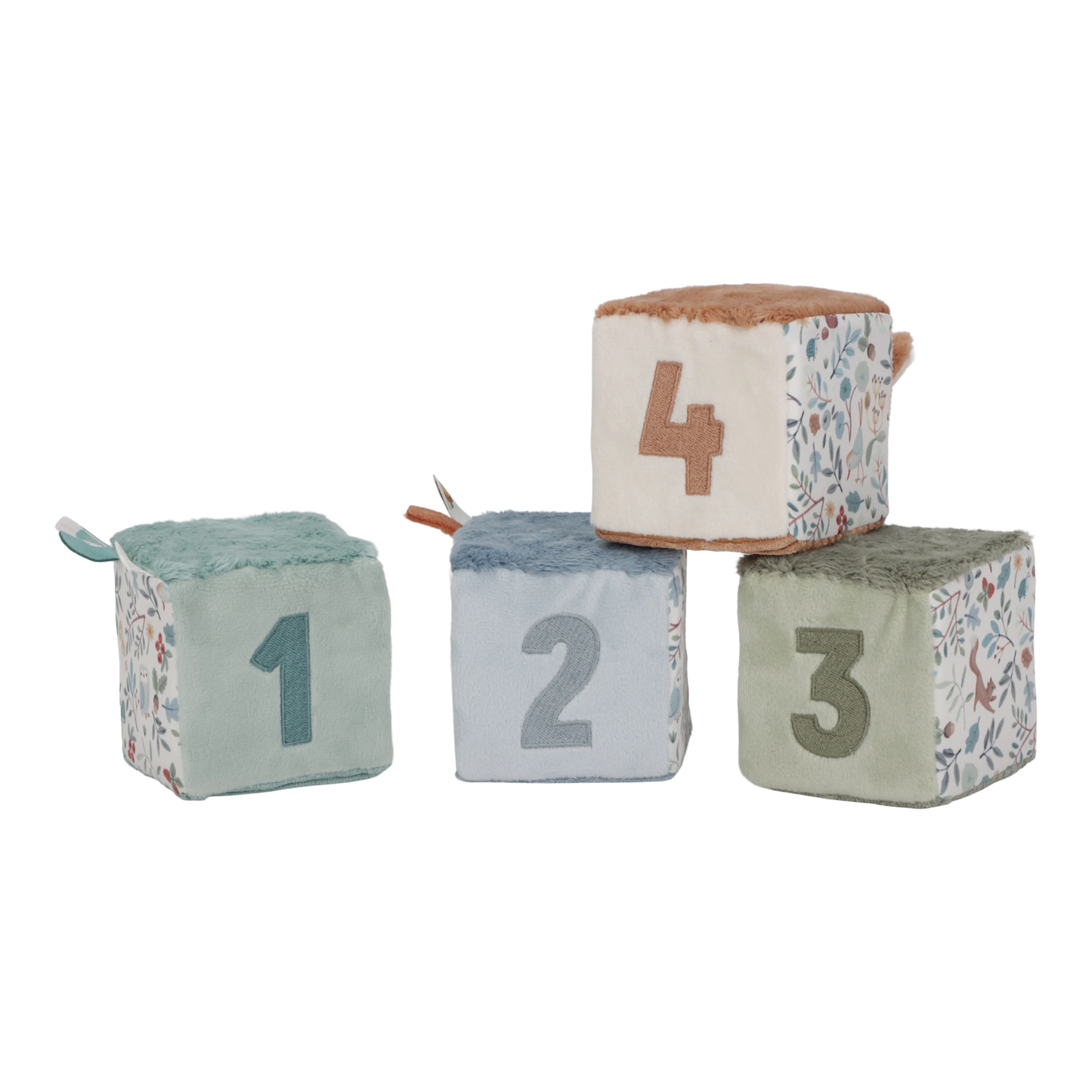 Little Dutch 4 Soft Blocks- Forest Friends