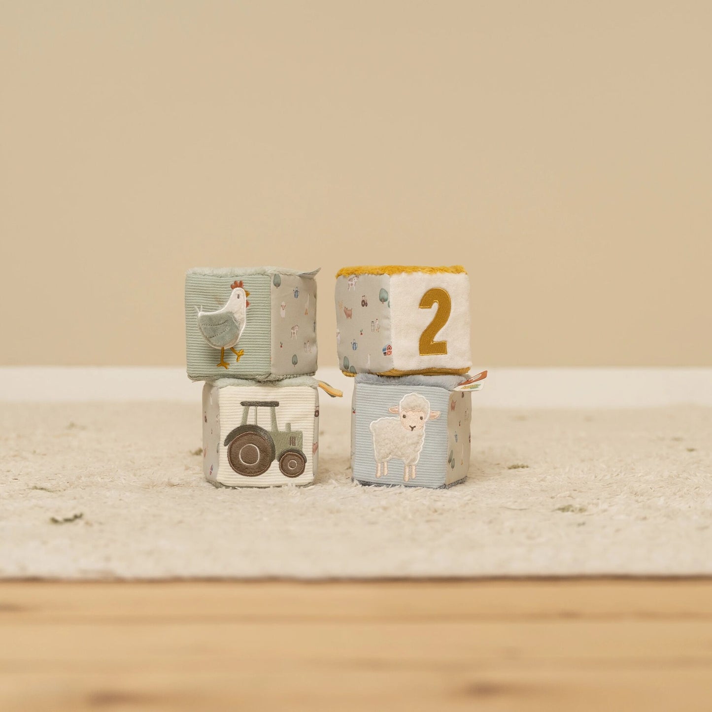 Little Dutch 4 Soft Blocks- Little Farm