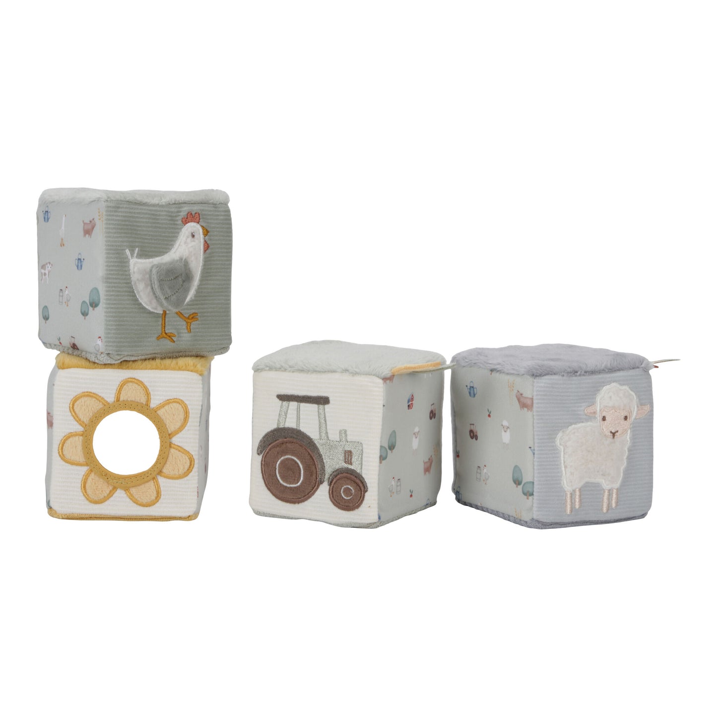 Little Dutch 4 Soft Blocks- Little Farm
