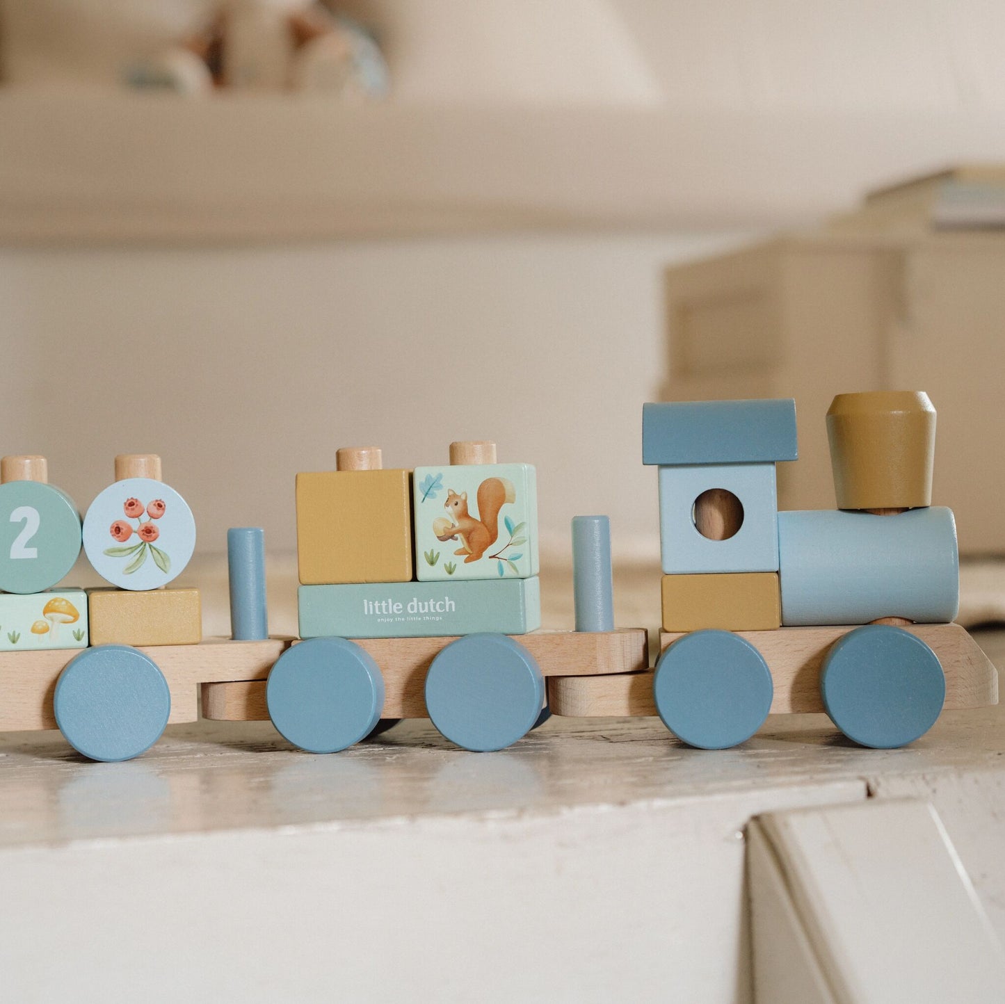 Little Dutch Stacking Train - Forest Friends