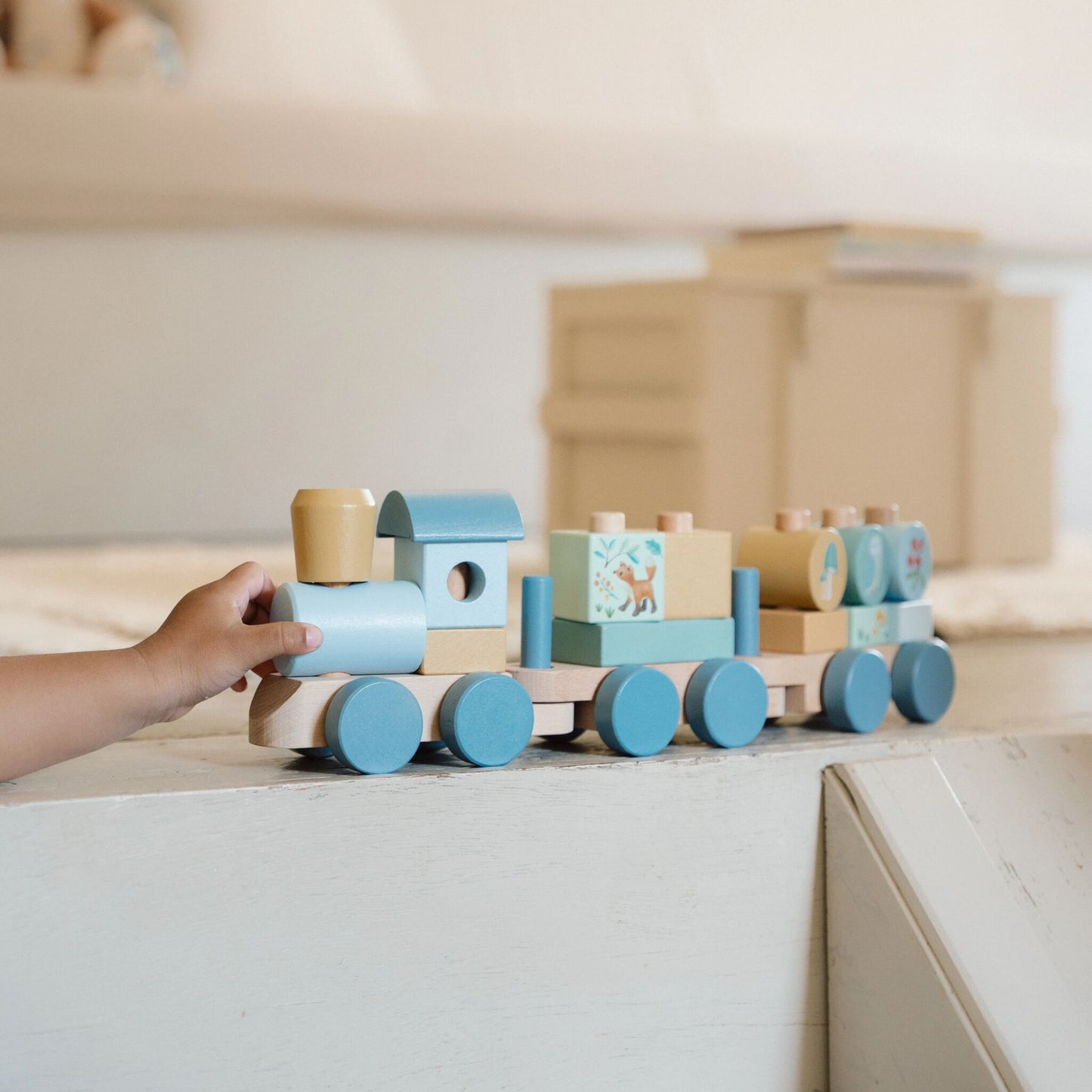 Little Dutch Stacking Train - Forest Friends