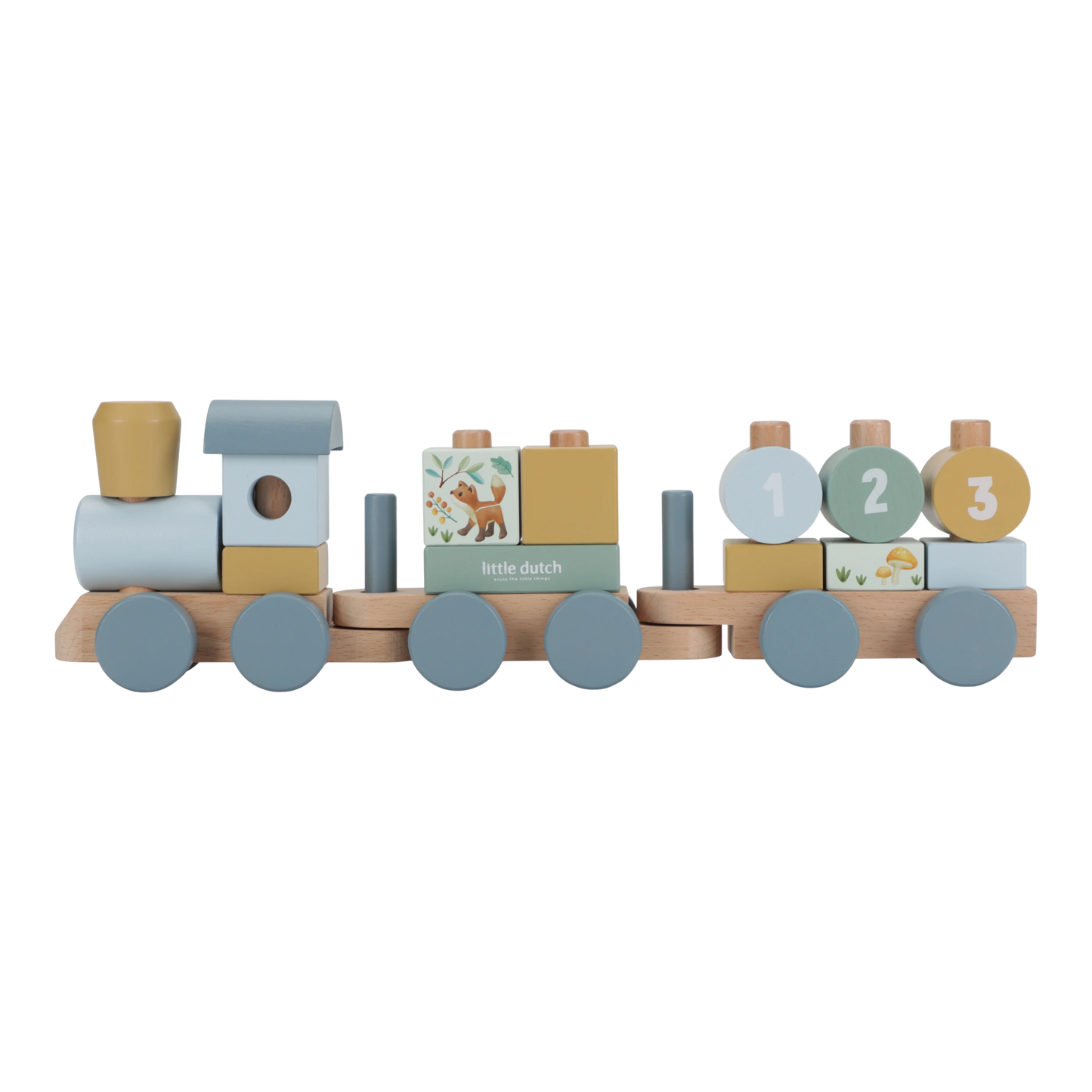 Little Dutch Stacking Train - Forest Friends