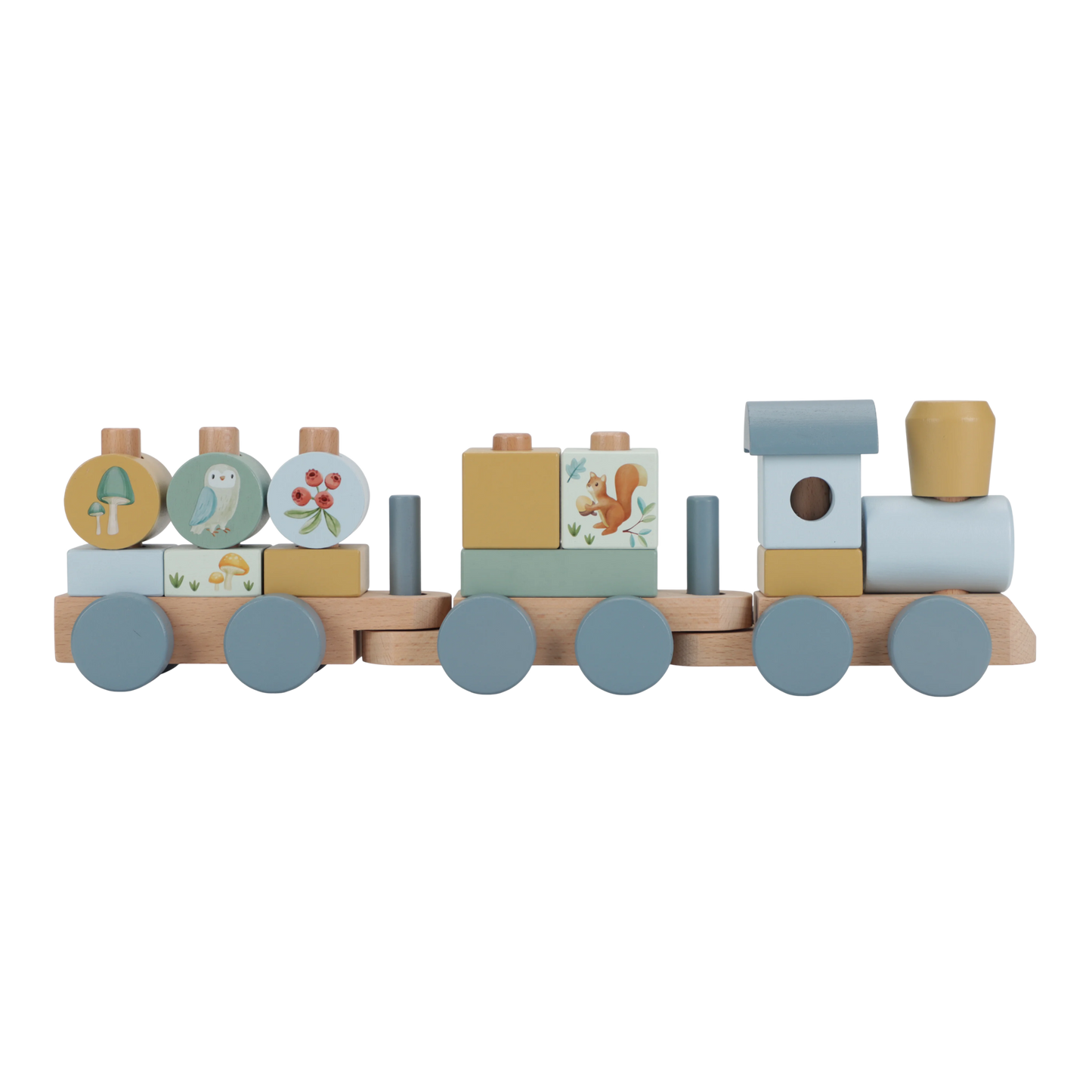 Little Dutch Stacking Train - Forest Friends