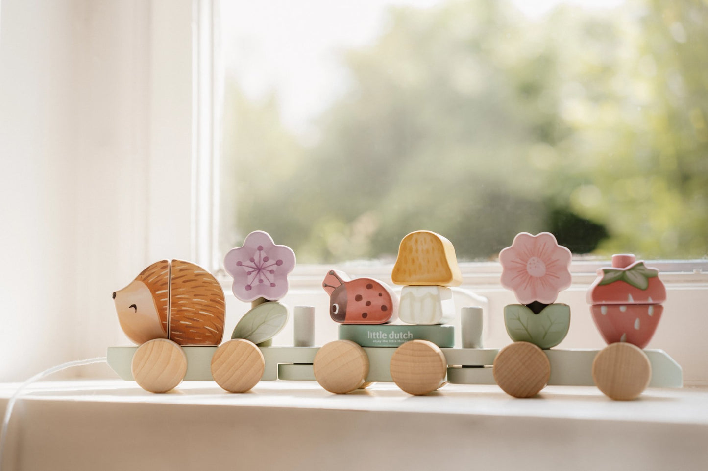 Little Dutch Stacking Train Hedgehog- Fairy Garden