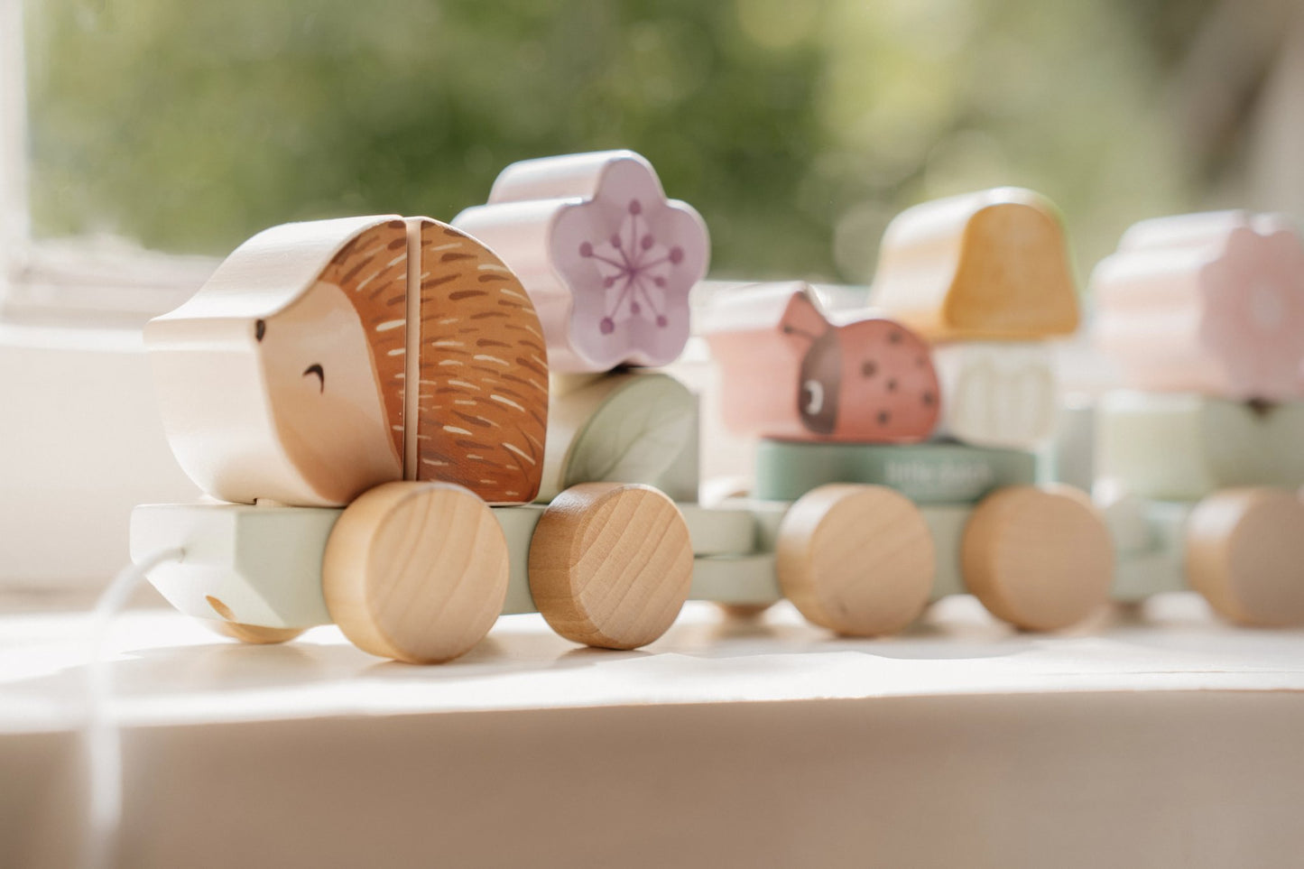 Little Dutch Stacking Train Hedgehog- Fairy Garden