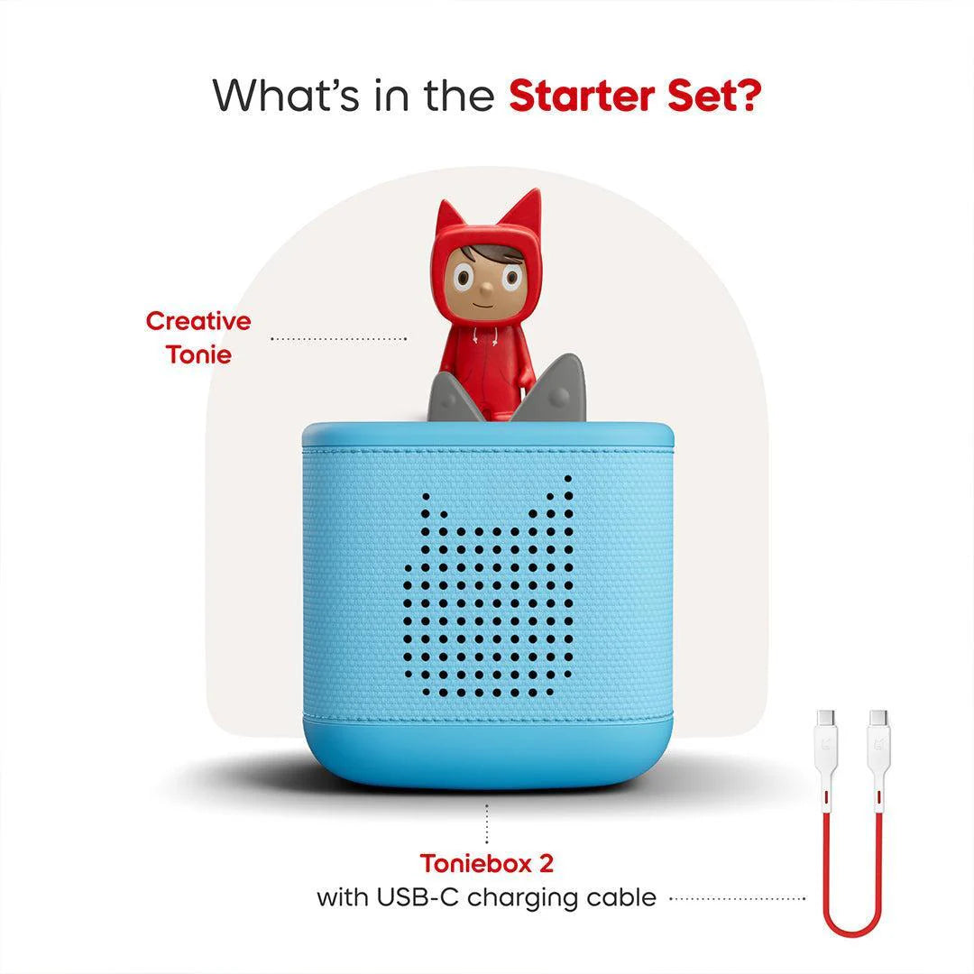 Tonies | Toniebox 2 Starter Set With Creative Tonie- Sky Blue