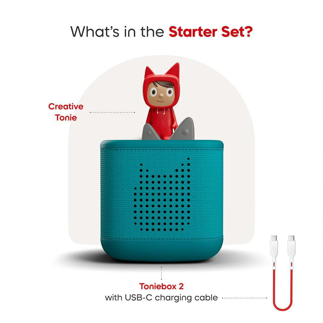 Tonies | Toniebox 2 Starter Set With Creative Tonie- Teal