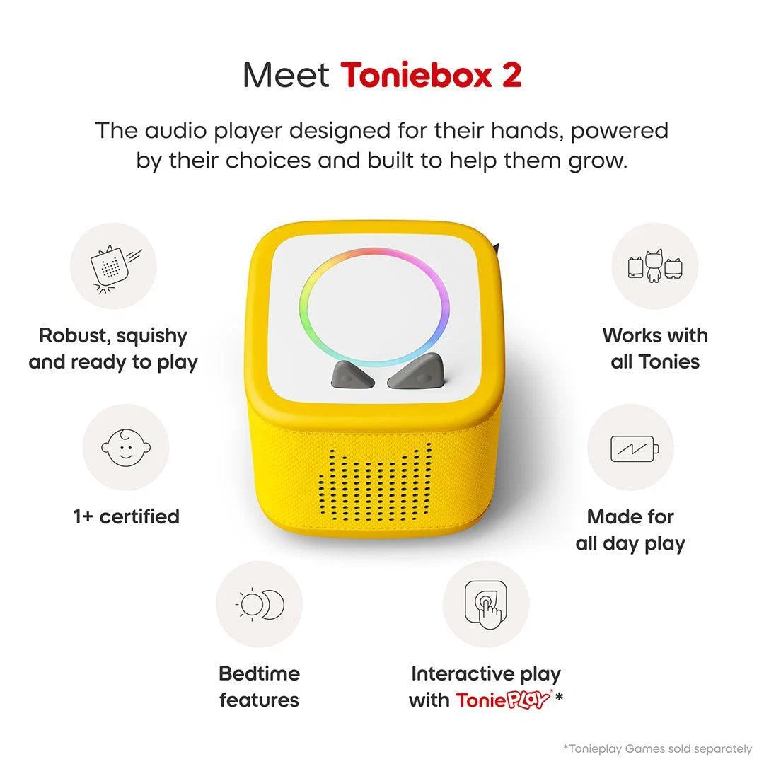 Tonies Toniebox 2 Starter Set With Pikachu Tonie- Yellow