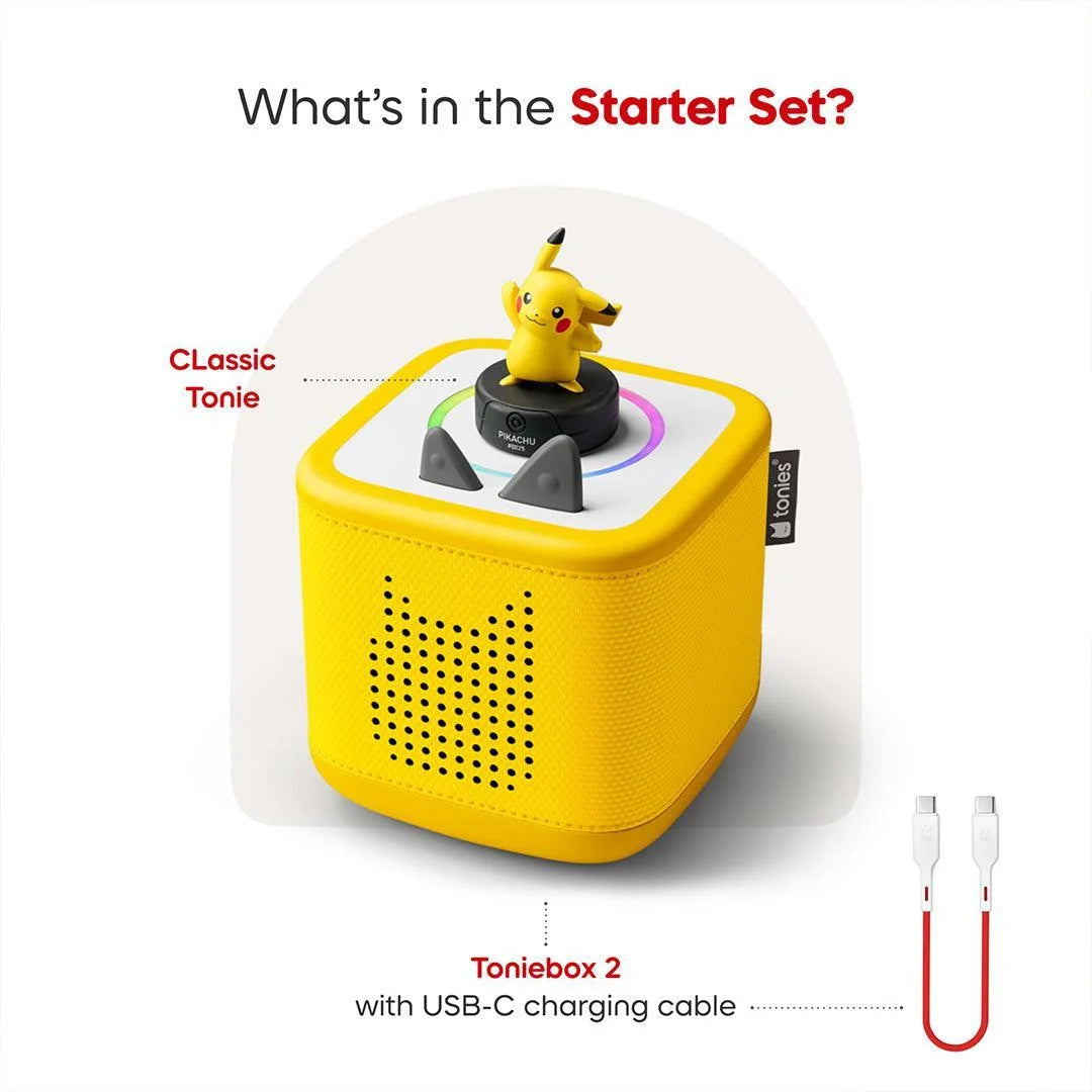 Tonies Toniebox 2 Starter Set With Pikachu Tonie- Yellow
