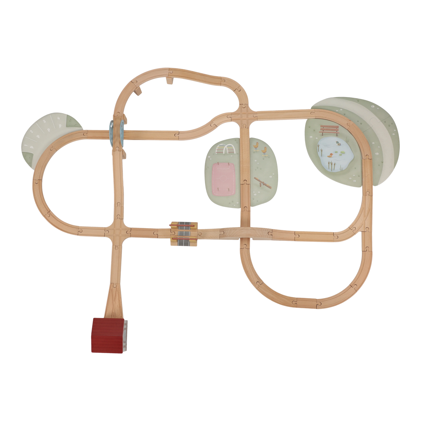 Little Dutch Train Track Set XXL