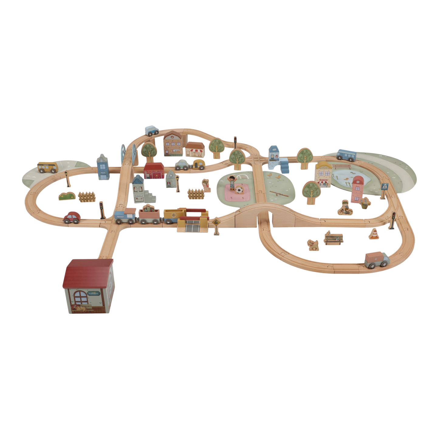 Little Dutch Train Track Set XXL
