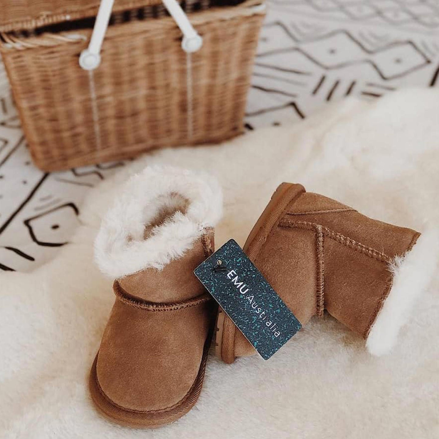 EMU Australia Toddle Booties Chestnut