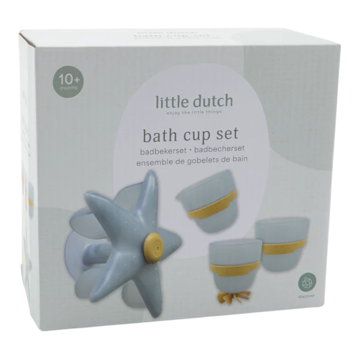 Little Dutch Bath Play Cups- Starfish