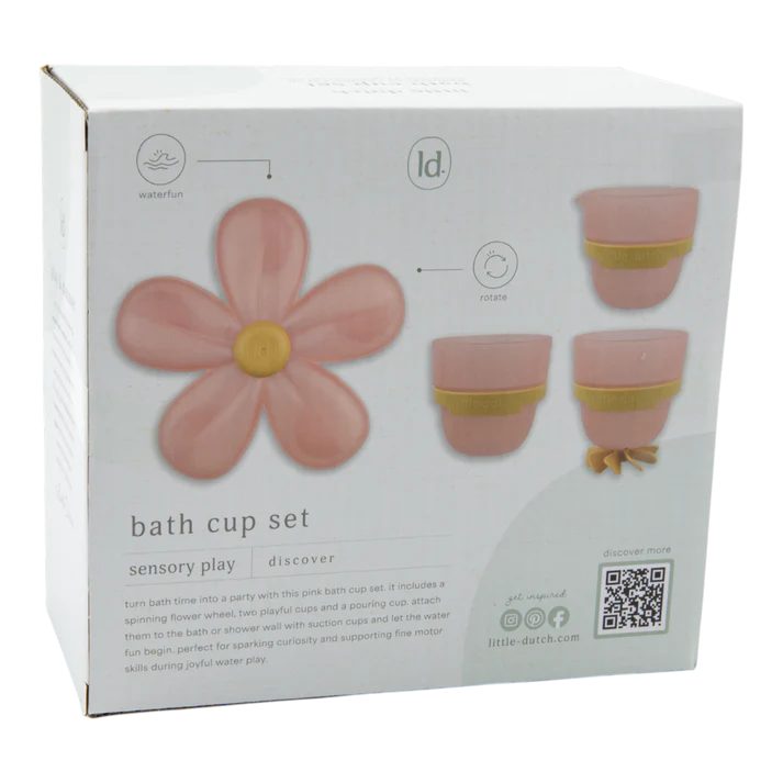 Little Dutch Bath Cups Set- Flower
