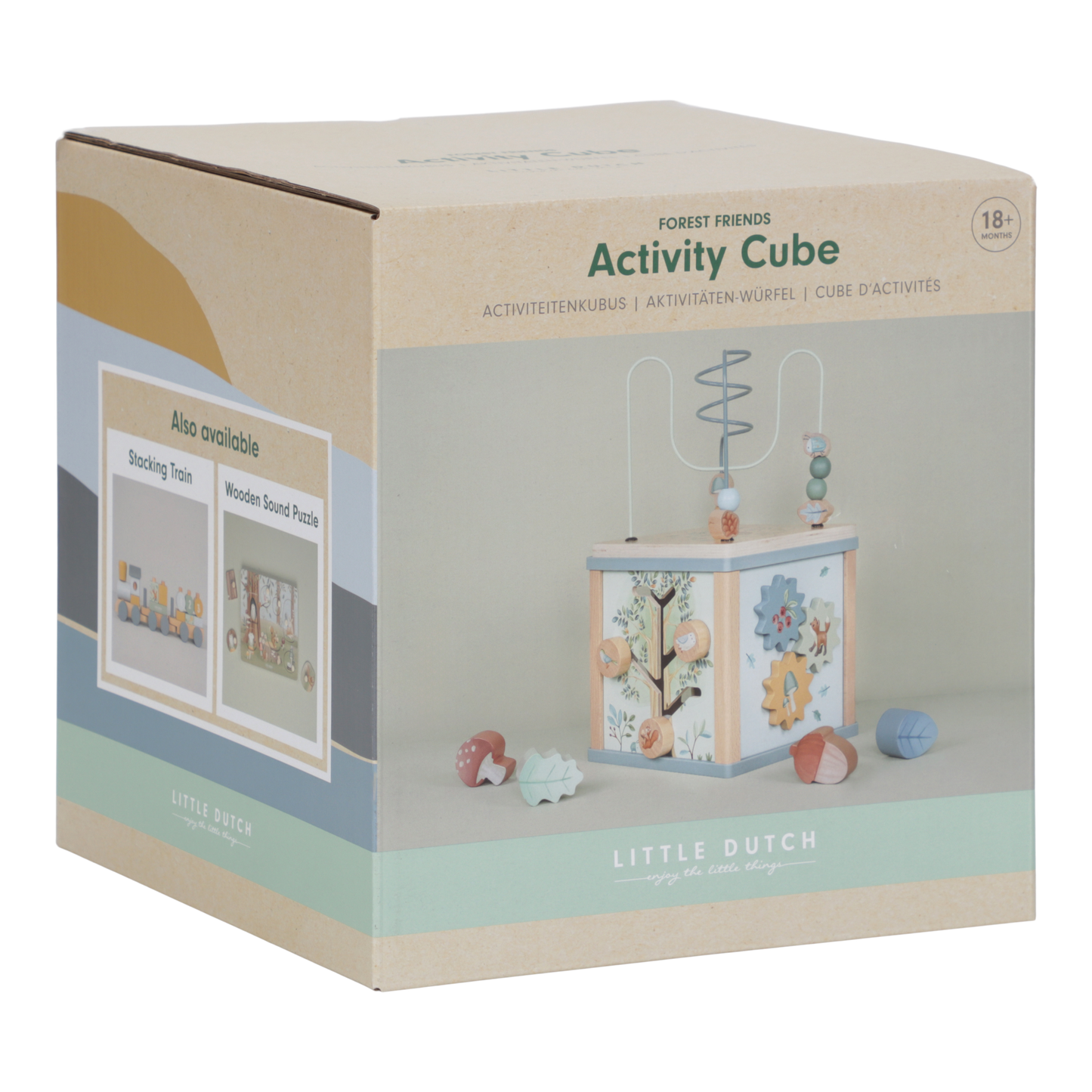 Little Dutch Activity Cube- Forest Friends