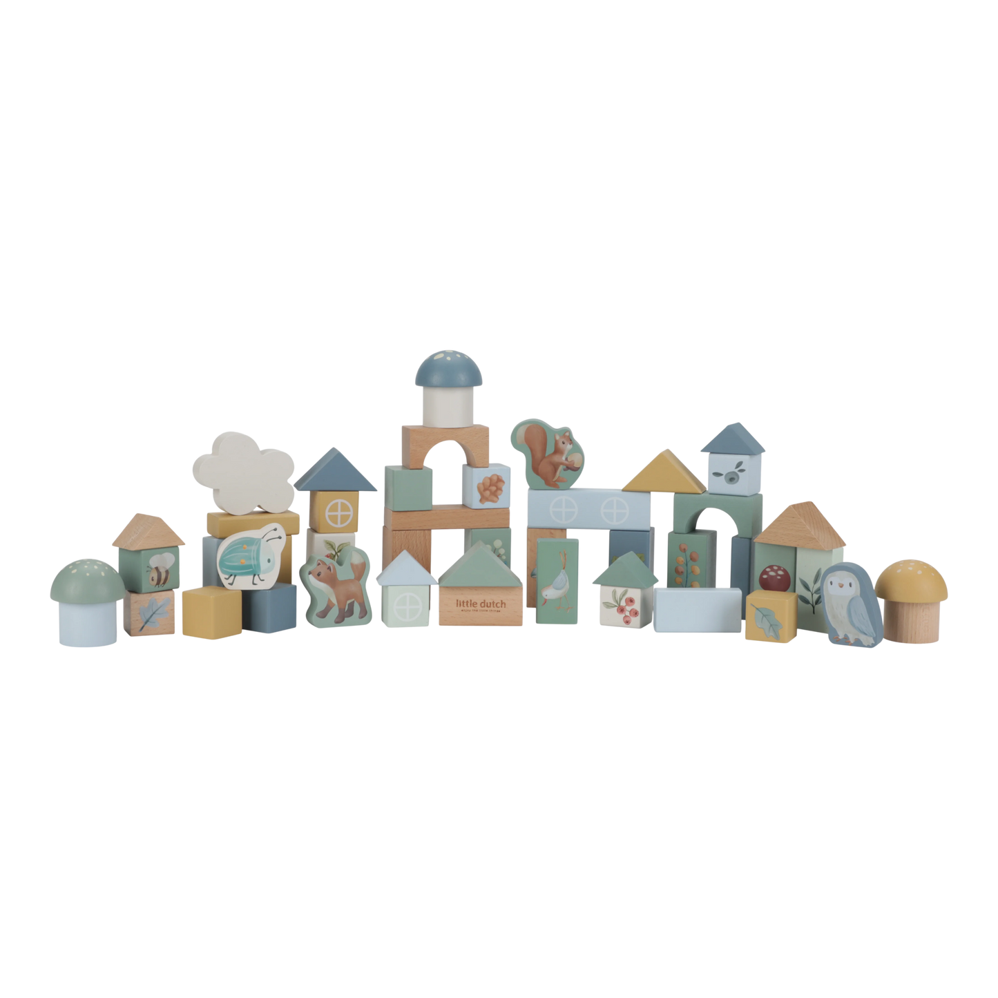Little Dutch Building Blocks- Forest Friends