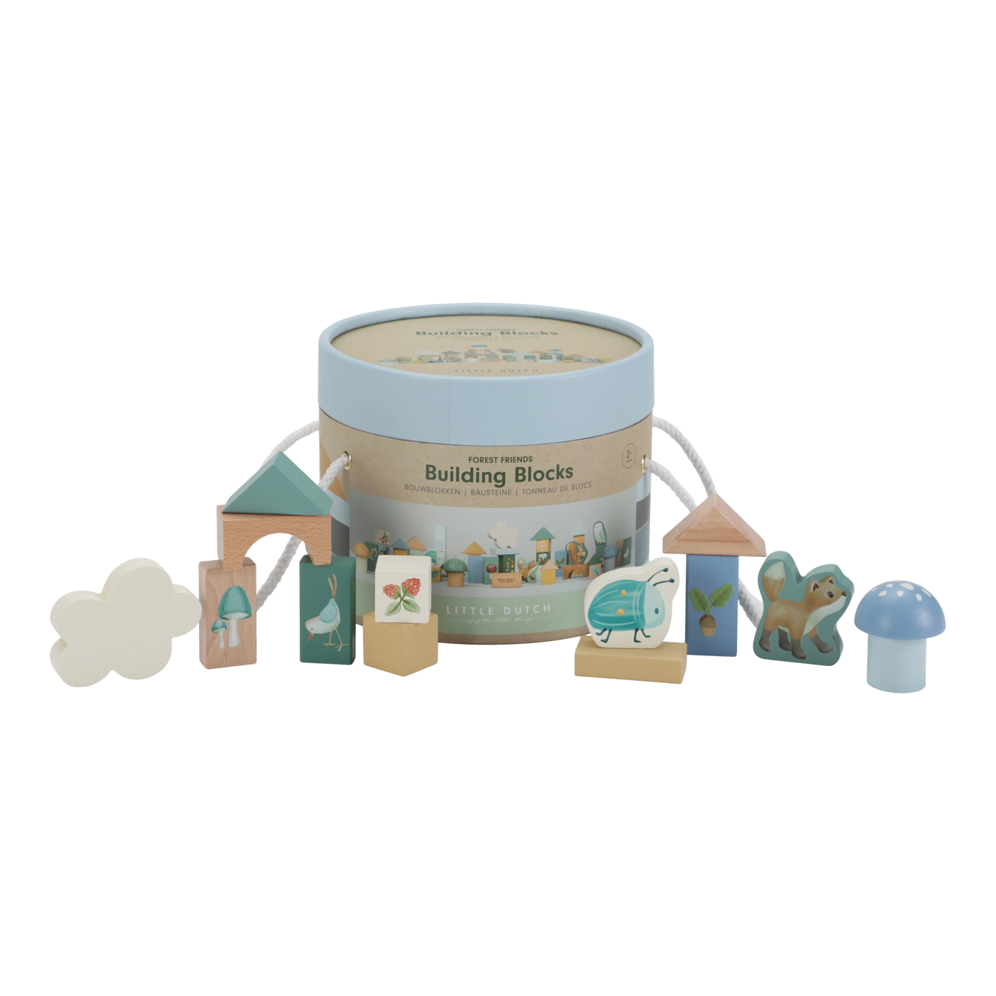 Little Dutch Building Blocks- Forest Friends