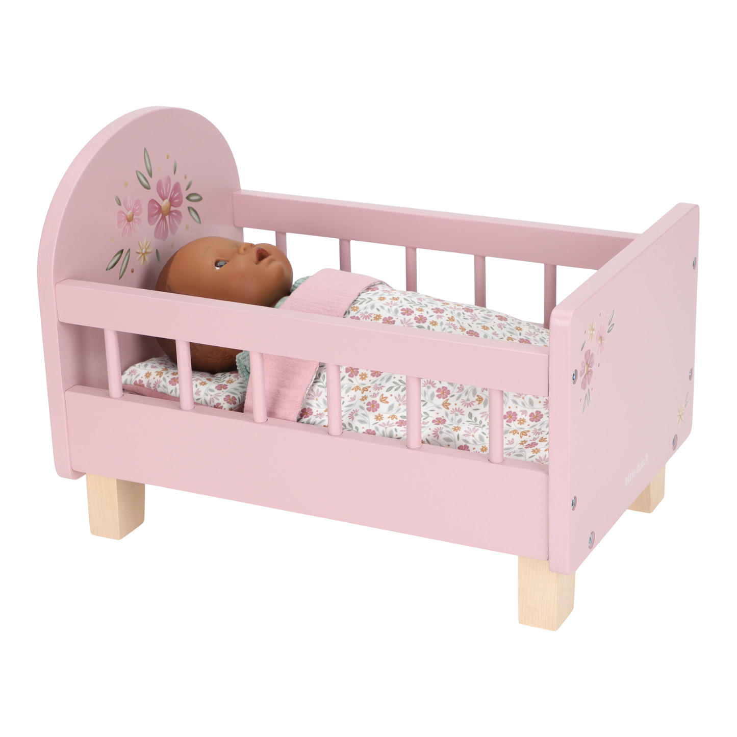Little Dutch Wooden Doll Bed