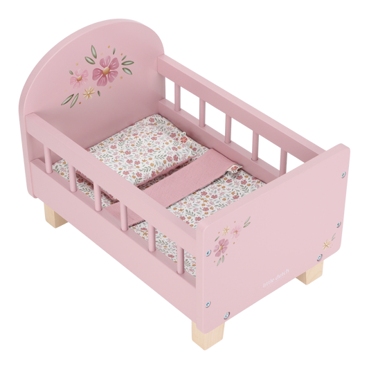 Little Dutch Wooden Doll Bed