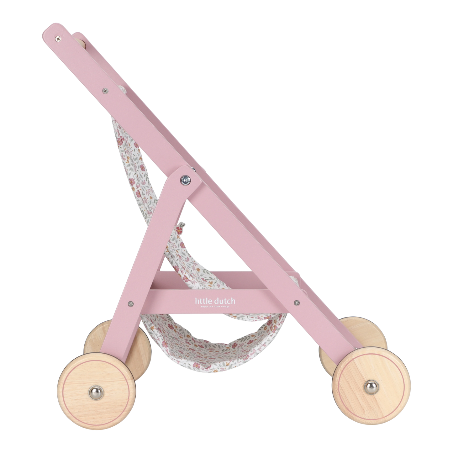 Little Dutch Wooden Doll Stroller