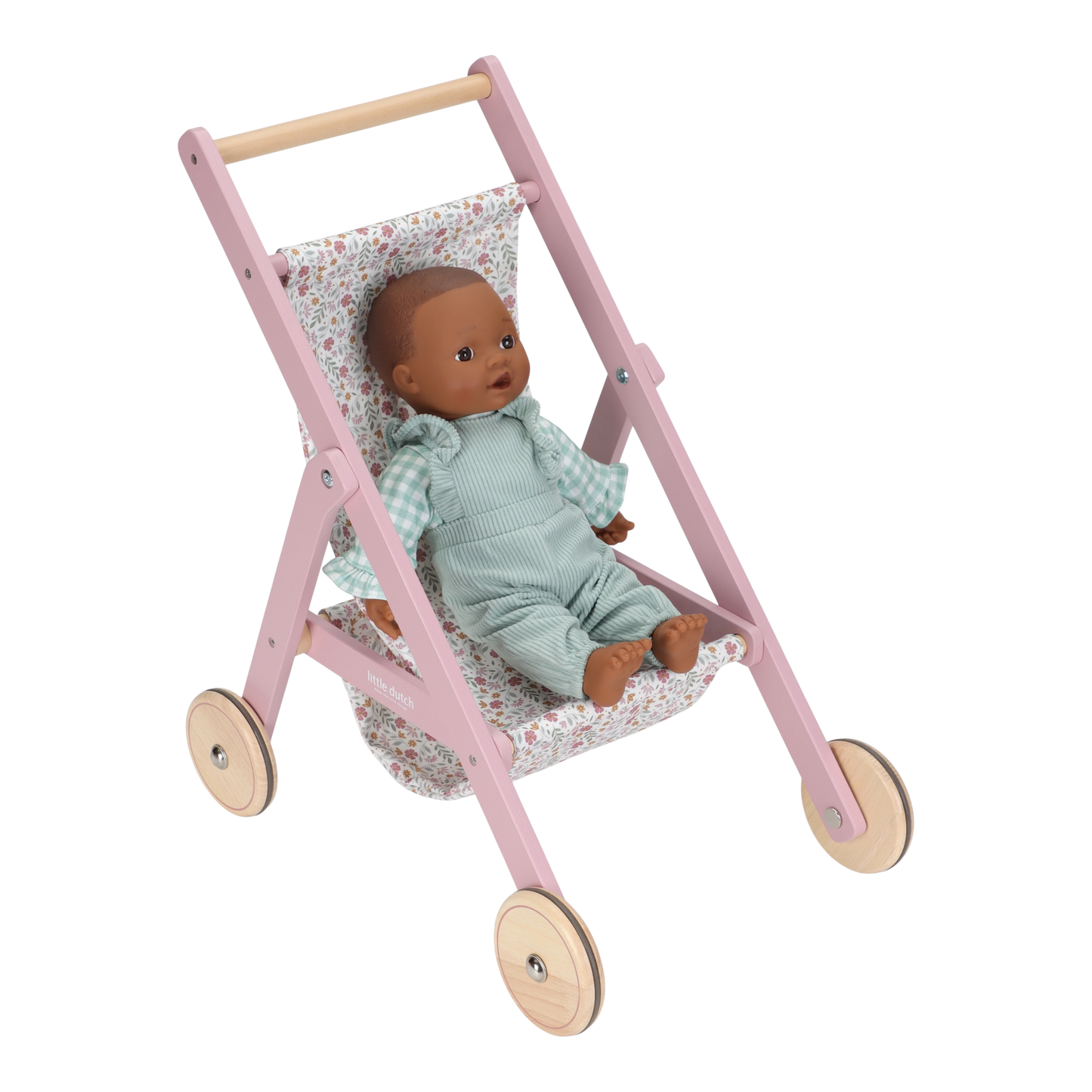 Little Dutch Wooden Doll Stroller