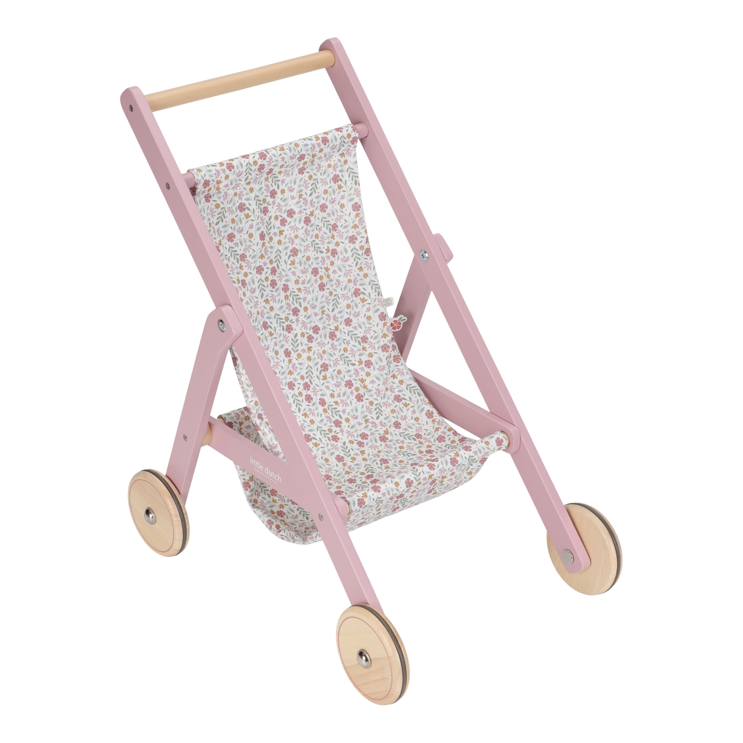 Little Dutch Wooden Doll Stroller