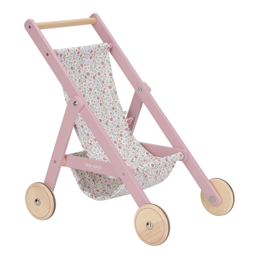 Little Dutch Wooden Doll Stroller